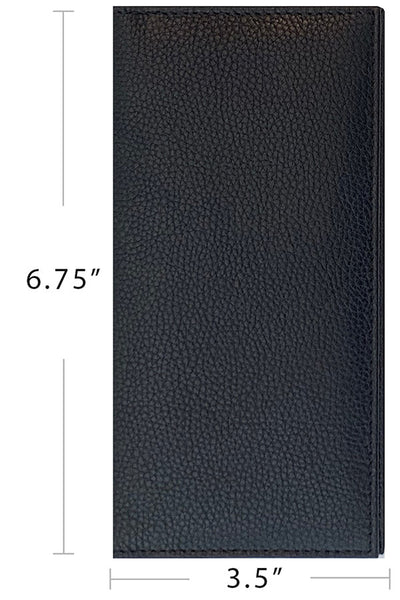 Basic Genuine Leather Checkbook Cover