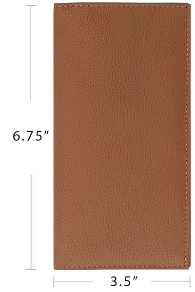 Basic Genuine Leather Checkbook Cover