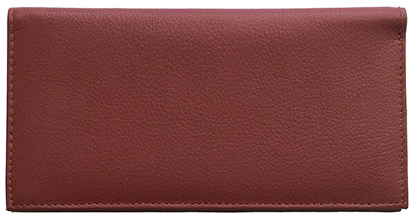 Basic Genuine Leather Checkbook Cover