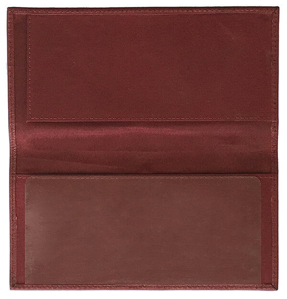 Basic Genuine Leather Checkbook Cover