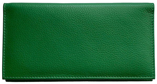 Basic Genuine Leather Checkbook Cover