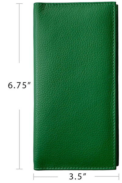 Basic Genuine Leather Checkbook Cover