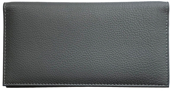 Basic Genuine Leather Checkbook Cover