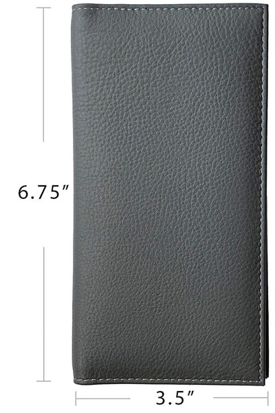 Basic Genuine Leather Checkbook Cover