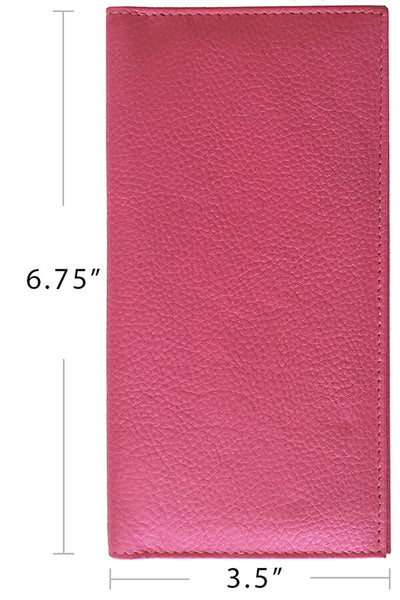 Basic Genuine Leather Checkbook Cover