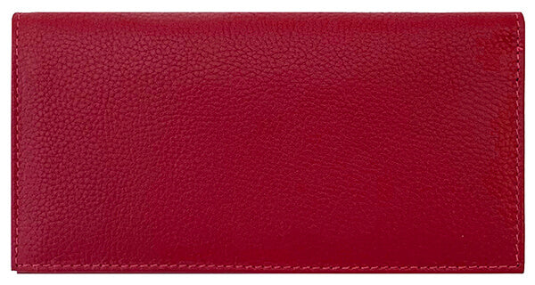 Basic Genuine Leather Checkbook Cover