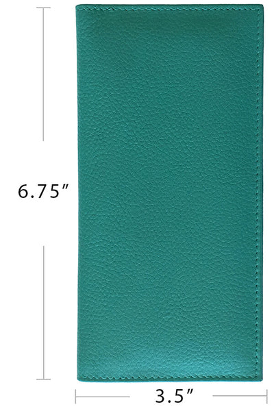 Basic Genuine Leather Checkbook Cover