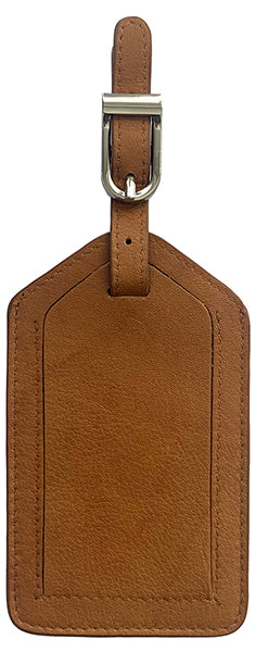 Genuine Top Grain Leather Luggage Tag