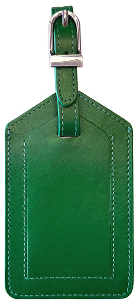 Genuine Top Grain Leather Luggage Tag
