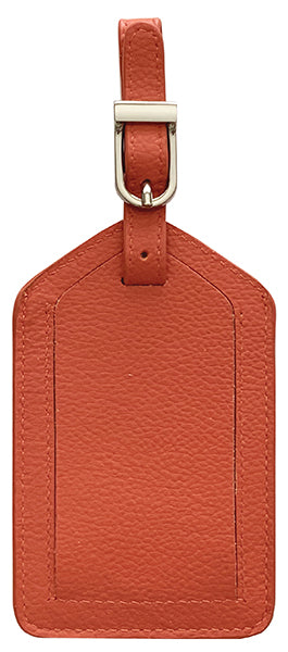 Genuine Top Grain Leather Luggage Tag