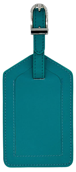 Genuine Top Grain Leather Luggage Tag