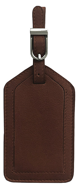 Genuine Top Grain Leather Luggage Tag
