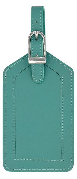 Genuine Top Grain Leather Luggage Tag