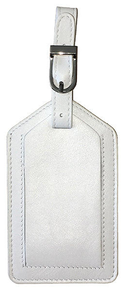Genuine Top Grain Leather Luggage Tag