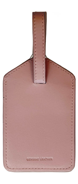 Personalized Monogrammed Leather Luggage Tags - 4 Pack