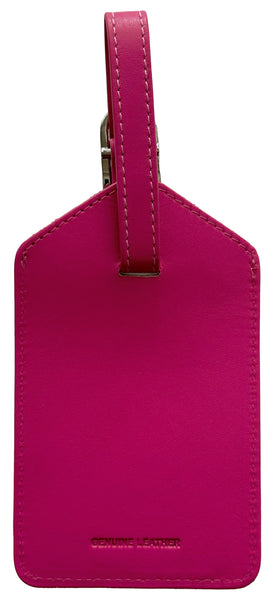 Genuine Top Grain Leather Luggage Tag