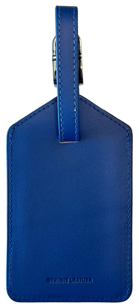 Genuine Top Grain Leather Luggage Tag