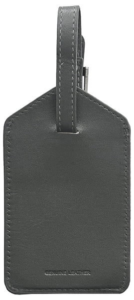 Personalized Monogrammed Leather Luggage Tags - 2 Pack