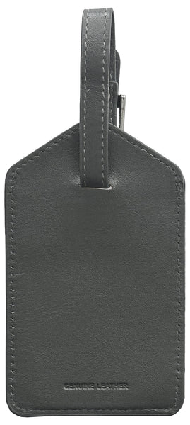 Genuine Top Grain Leather Luggage Tag