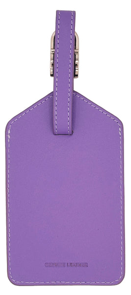 Genuine Top Grain Leather Luggage Tag