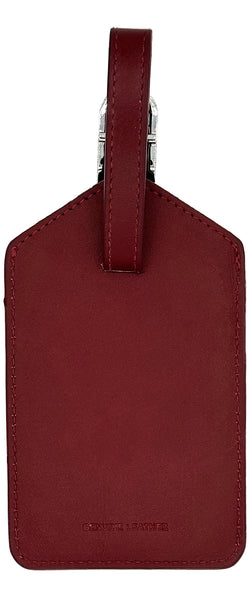 Genuine Top Grain Leather Luggage Tag