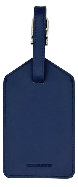 Genuine Top Grain Leather Luggage Tag