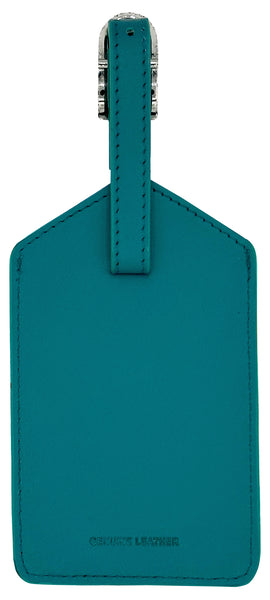 Genuine Top Grain Leather Luggage Tag