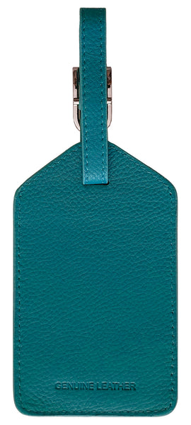Genuine Top Grain Leather Luggage Tag