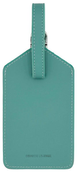Genuine Top Grain Leather Luggage Tag