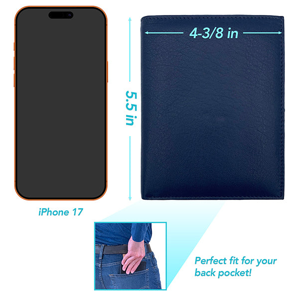 Deluxe Personalized Monogrammed Leather RFID Passport Wallet and Luggage Tag