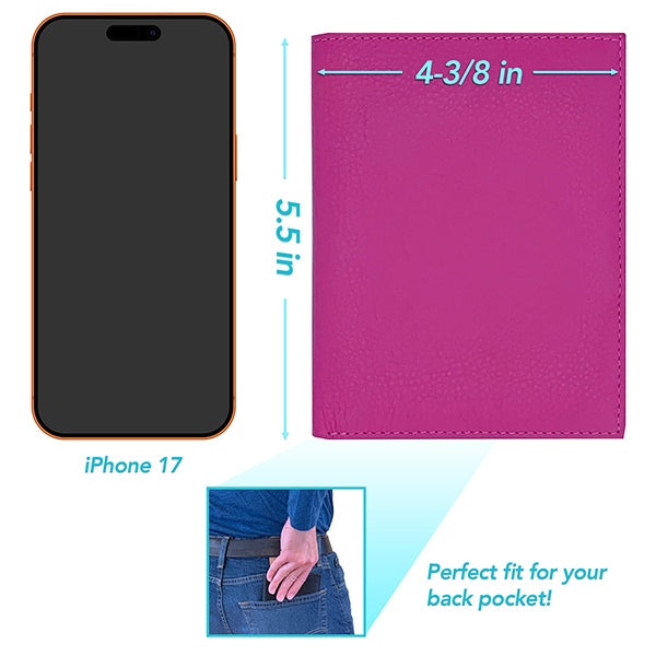 Deluxe Personalized Monogrammed Leather RFID Passport Wallet