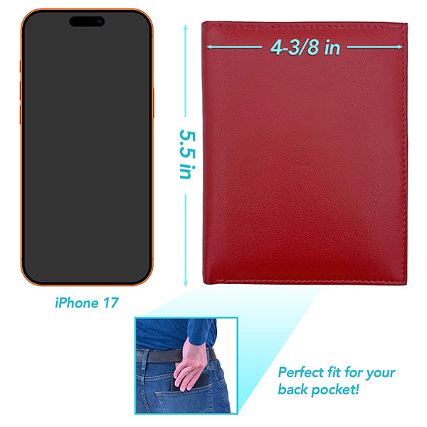 Deluxe Personalized Monogrammed Leather RFID Passport Wallet and Luggage Tag