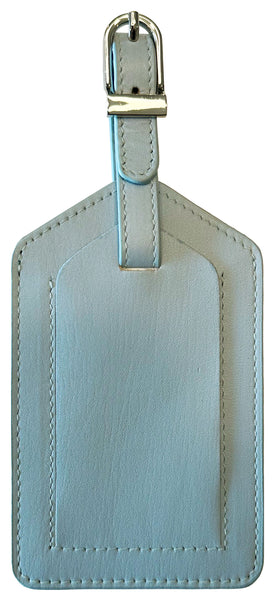 Genuine Top Grain Leather Luggage Tag