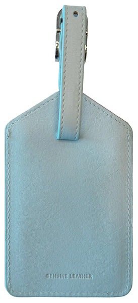 Genuine Top Grain Leather Luggage Tag