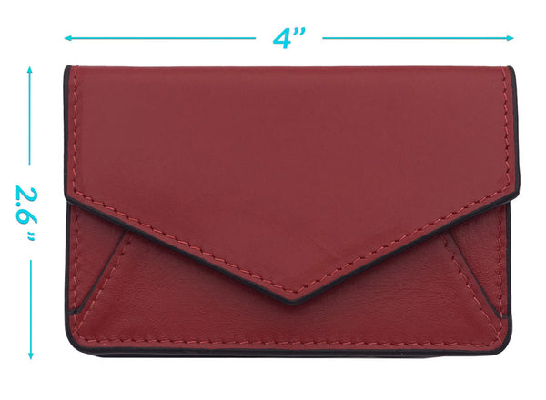 Genuine Leather Personalized RFID Card Holder