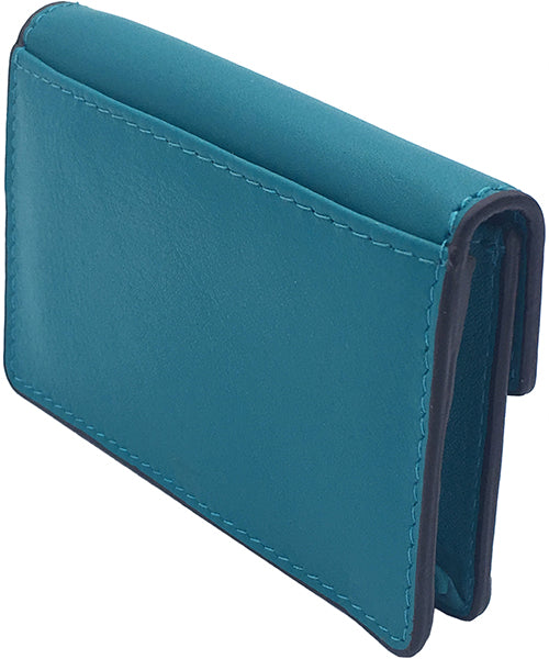 Genuine Leather Personalized RFID Card Holder - A&A Creative Designs