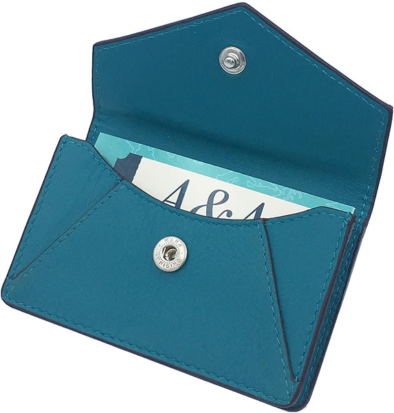 Genuine Leather Personalized RFID Card Holder - A&A Creative Designs
