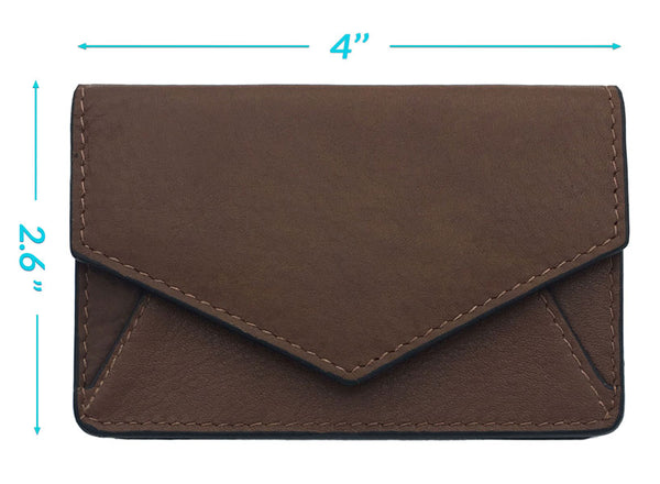 Genuine Leather Personalized RFID Card Holder