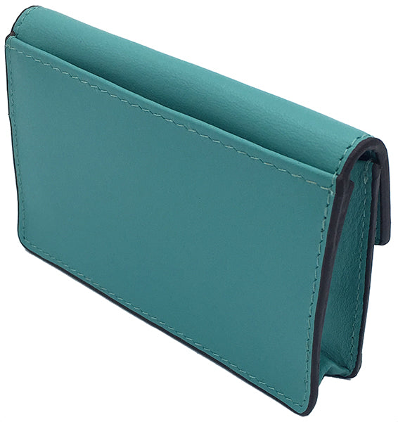 Genuine Leather Personalized RFID Card Holder - A&A Creative Designs