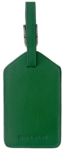 Personalized Monogrammed Leather Luggage Tag
