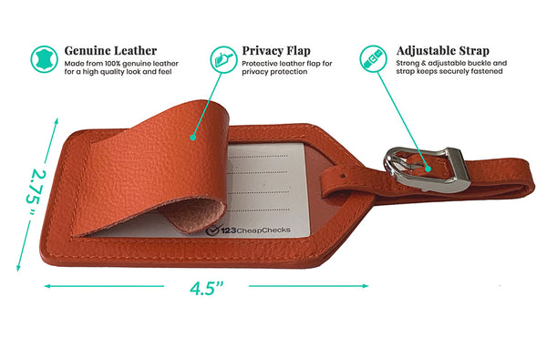 Personalized Monogrammed Leather RFID Passport Wallet and 2 Luggage Tags