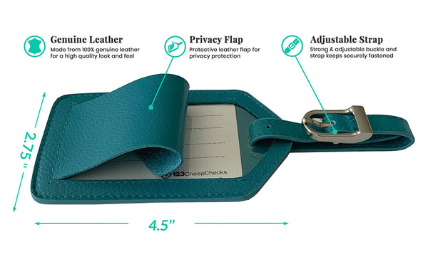 Personalized Passport Cover Holder and 2 Luggage Tags