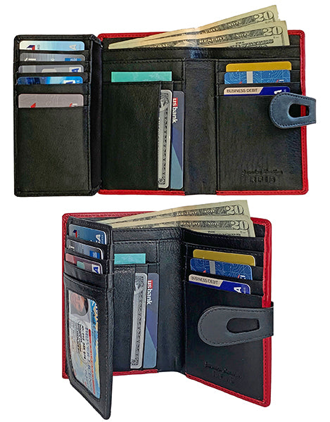 Personalized Genuine Leather Womens Medium Wallet