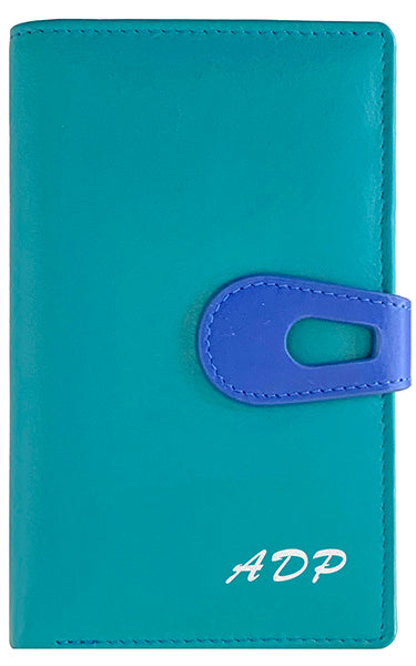 Personalized Genuine Leather Womens Medium Wallet