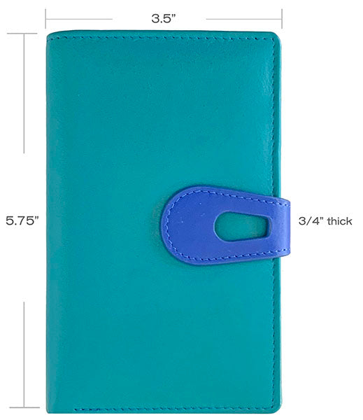 Personalized Genuine Leather Womens Medium Wallet