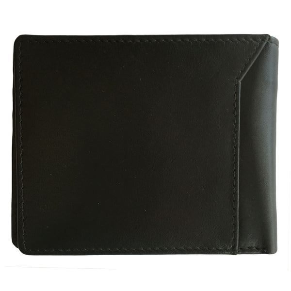 Monogrammed Personalized Leather RFID Blocking Bifold Slim Men's Wallet - A&A Creative Designs