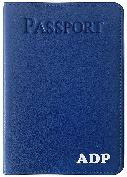 Personalized & Monogrammed Leather Passport Holder