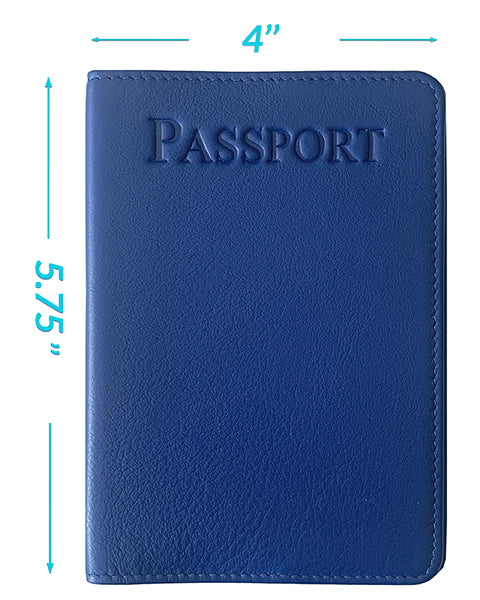Mia Monogram Personalized Leather Passport Cover & Holder
