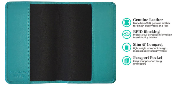 Personalized Passport Cover Holder and 2 Luggage Tags