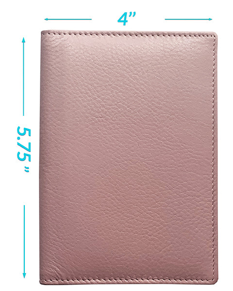 Personalized Monogrammed Leather RFID Passport Wallet